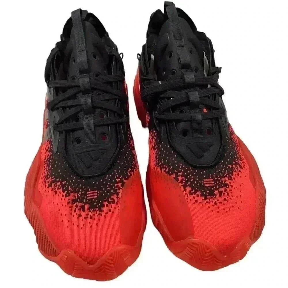 Adidas Basketball Shoes Black Red Mens Size 11 Trae Young 3 Sneakers NEW